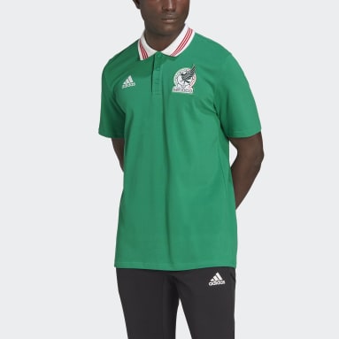 Men's Soccer Green Mexico DNA Polo Shirt