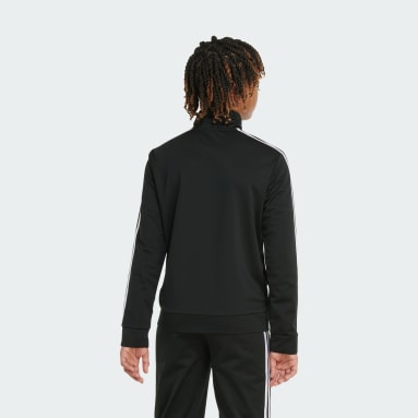 Youth Training Black Colorblock Tricot Jacket