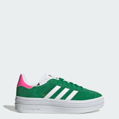 Dames Originals groen Gazelle Bold Schoenen