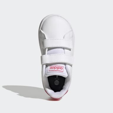 Kids Sportswear White Advantage Lifestyle Court Two Hook-and-Loop Shoes