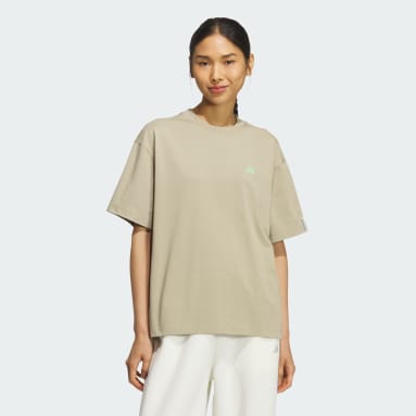 エッセンシャルズ プラス スモールロゴ ルーズフィット半袖Tシャツ