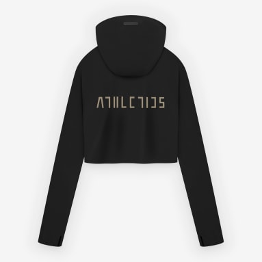 Fear of God Athletics Womens Base Layer Crop Hoodie