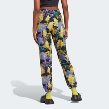 Women adidas by Stella McCartney Black adidas by Stella McCartney Printed Sweat Pants