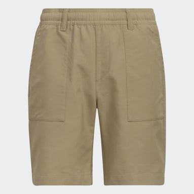 Youth Golf Beige Versatile Pull-on Shorts