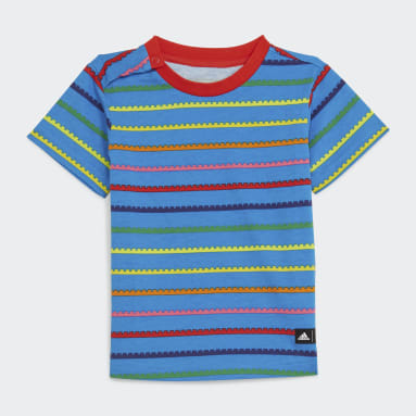 Kinder Sportswear adidas x Classic LEGO T-Shirt und 3/4-Hose Set Blau