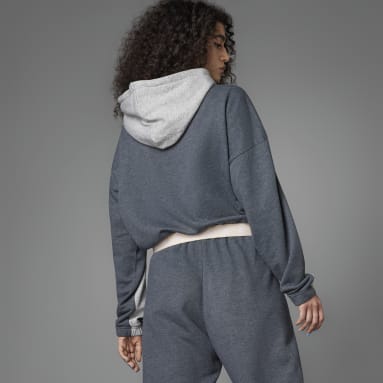 Frauen Sportswear Hyperglam French Terry Kapuzenjacke Grau