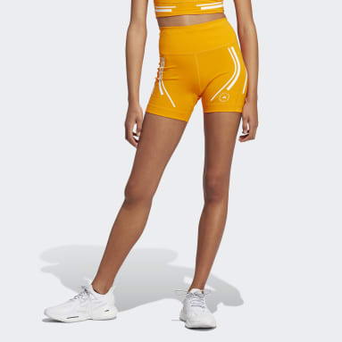 Women's adidas by Stella McCartney Orange adidas by Stella McCartney Truepace Running Shorts