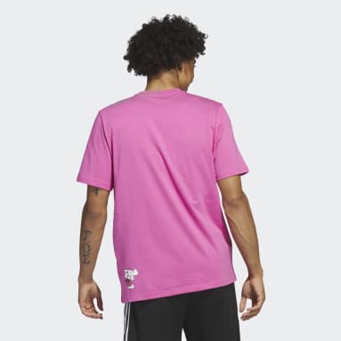 T-shirt de basketball graphique Lil' Stripe Rose Hommes Basketball