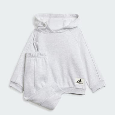 Kids Sportswear Grey The Safe Place Hoodie-and-Pants Set