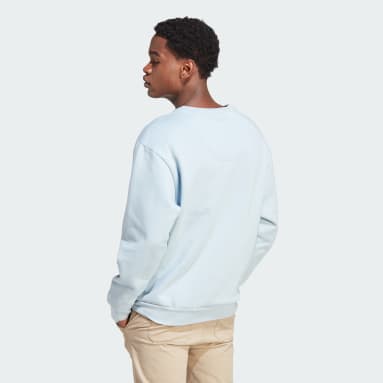 Men Sportswear Blue Lounge Fleece Sweatshirt
