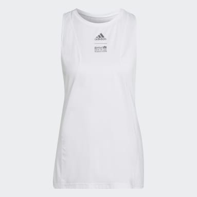 Run It 3-Stripes Tanktopp Hvit