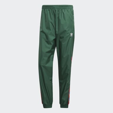 Pants Trifolio 3 Franjas Verde Hombre Originals