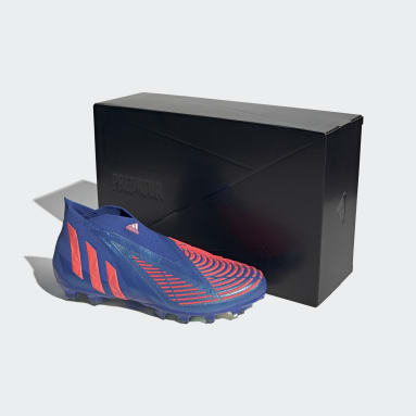 Soccer Blue Predator Edge+ Artificial Grass Cleats