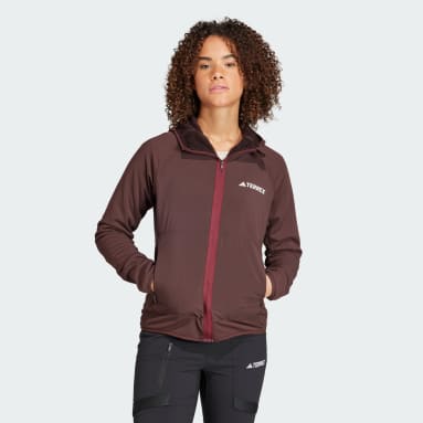 CHAQUETA CON CAPUCHA TERREX TECHROCK REVERSIBLE HIGH PILE FLEECE Marrón Mujer TERREX