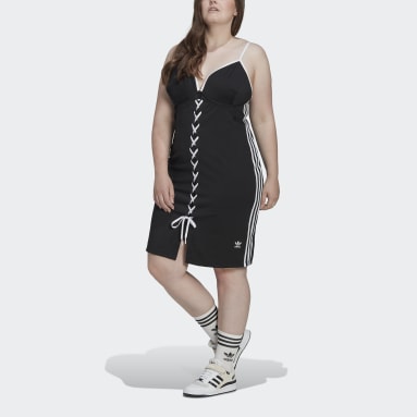 Frauen Originals Always Original Laced Strap Kleid – Große Größen Schwarz