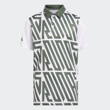 Boys Golf Printed Polo Shirt