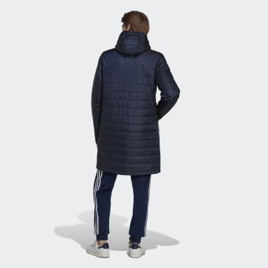 남성 Lifestyle Blue 패디드 코트