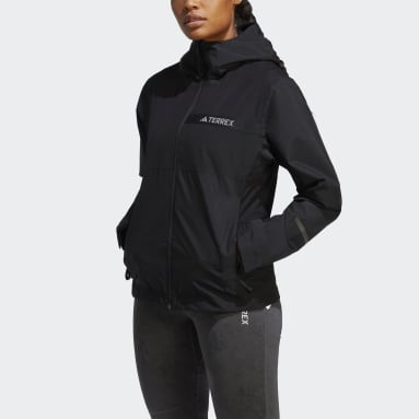 Women TERREX Black Terrex Multi RAIN.RDY 2-Layer Rain Jacket 2