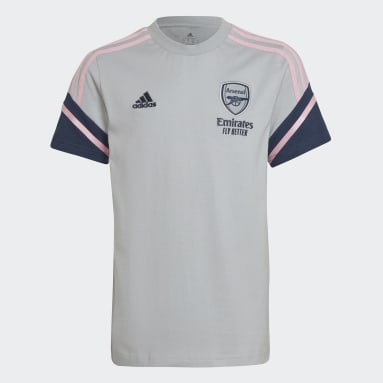 Kids Football Grey Arsenal Condivo 22 Training T-Shirt