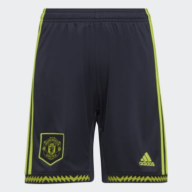 Short Third Manchester United 22/23 Vert Garçons Football