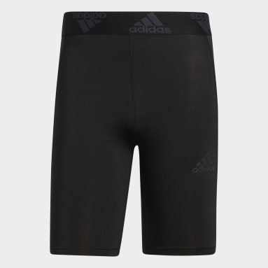 Calzas Cortas Techfit 3 Tiras Negro Hombre Training