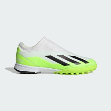 Botas de Futebol Sem Atacadores X Crazyfast.3 – Piso sintético Branco Criança Futebol