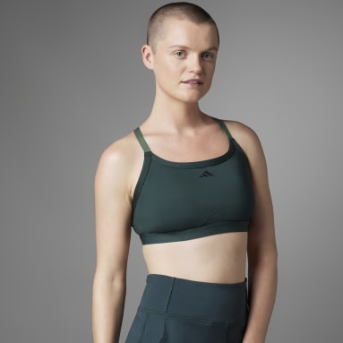Women's Yoga Green Authentic Balance Yoga Light-Support Bra