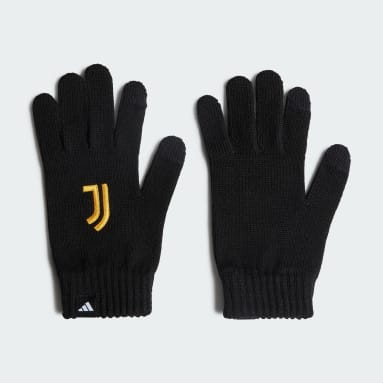 Football Black Juventus Gloves