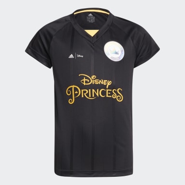 Conjunto de Fútbol Princesas de Disney Negro Niña Sportswear