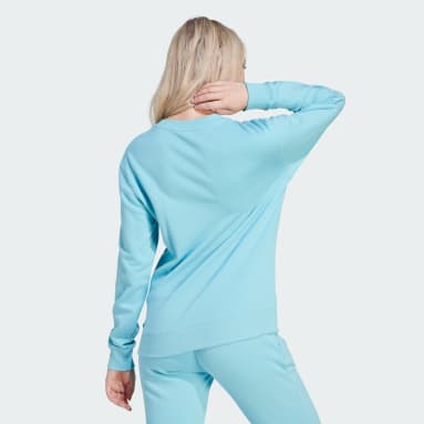 Moletinho Essentials Linear Turquesa Mulher Sportswear
