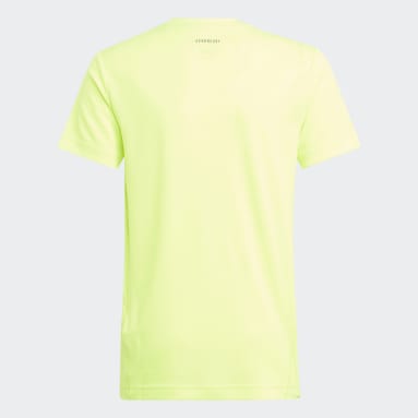 Kinder Running AEROREADY 3-Streifen T-Shirt Grün