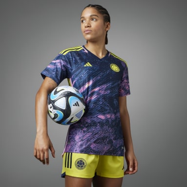 Camiseta Visitante Versión Jugadora Selección Colombia Femenina 23 Multicolor Mujer Fútbol