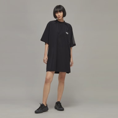 Y-3 3-Stripes Tee Kjole Svart