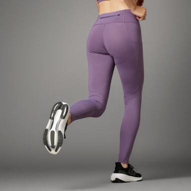 Legginsy Ultimate Running Winter Long Fioletowy