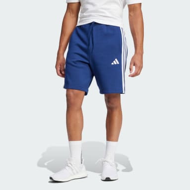 Essentials 3-Stripes Fleece Shorts