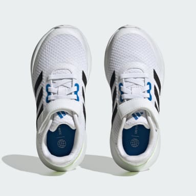 Chaussure à lacets élastiques et scratch RunFalcon 3.0 Blanc Enfants Sportswear