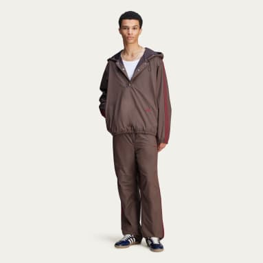 adidas ブラウン ストライプ ポロシャツ M adidas ポロシャツ ポロ '80s オーバーサイズ ストライプ