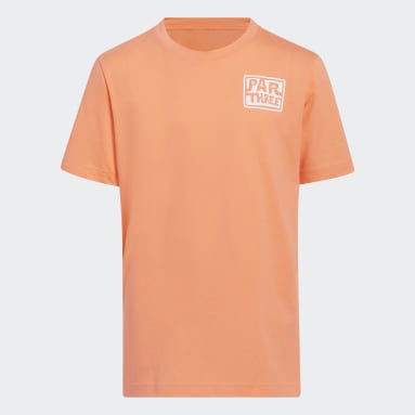 T-shirt unisexe manches courtes Par Orange Adolescents 8-16 Years Golf