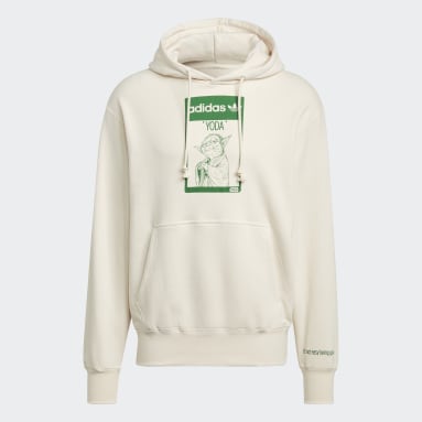 Lifestyle White Yoda Hoodie (Gender Neutral)