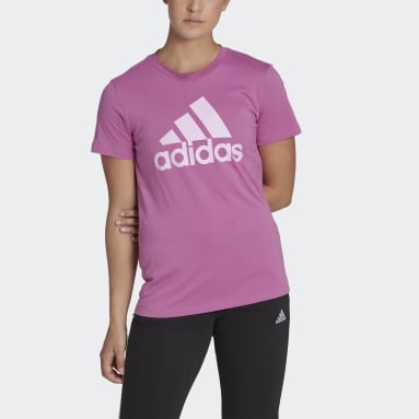 Camiseta LOUNGEWEAR Essentials Logo Violeta Mujer Sportswear
