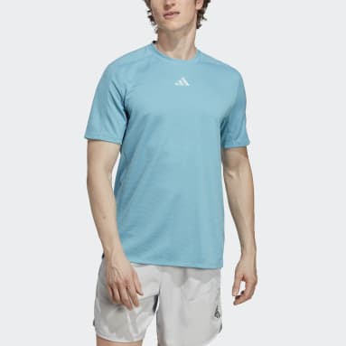 Playera de Entrenamiento Azul Hombre Training