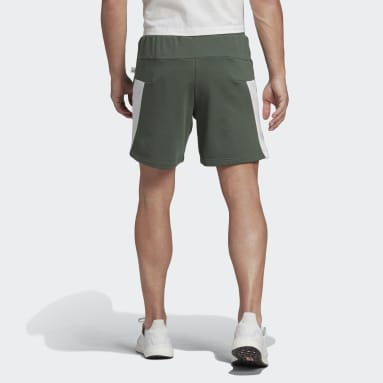 Men Sportswear Green Future Icons Embroidered Badge of Sport Shorts