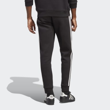 Men Originals Black Adicolor Classics 3-Stripes Pants