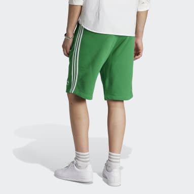 Shorts Adicolor Classics 3 Rayas Verde Hombre Originals