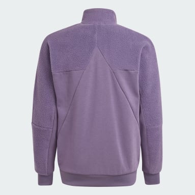 Casaco em Fleece Tiro – Criança Roxo Criança Sportswear