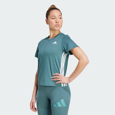 Train Essentials 3-Stripes Workout Tee