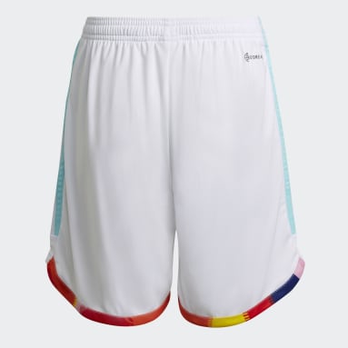 Boys Football White Belgium 22 Away Shorts