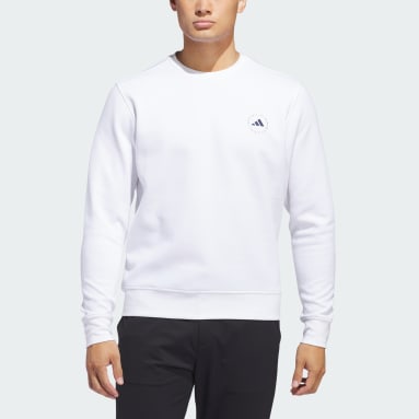 Men Golf White Crewneck Sweatshirt