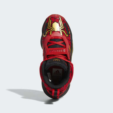 Tenis D.O.N. Issue #3 Marvel Hombre Araña Rojo Niño Basketball
