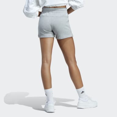 Essentials Linear French Terry Shorts Grå